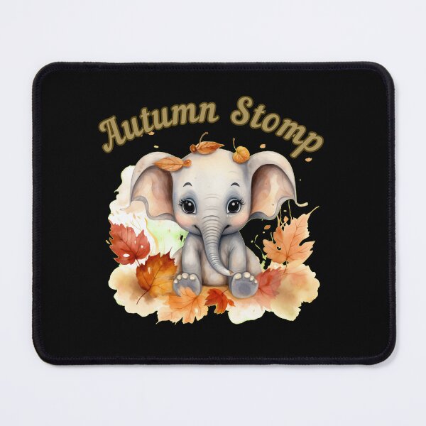Item preview, Autumn Stomp. elephant quote designed and sold by ElephantVibes.