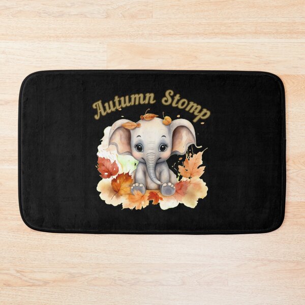 Item preview, Autumn Stomp. elephant quote designed and sold by ElephantVibes.