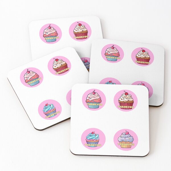 Item preview, Kawaii cupcake thankyou pack designed and sold by BritishDelights.