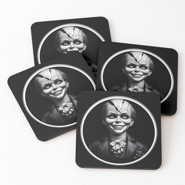 Item preview, Creepy dark dolls by Red Siri0 - black and white  designed and sold by Red Siri0 Art.