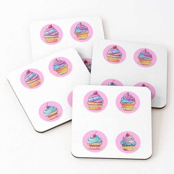 Item preview, Kawaii cupcake thankyou pack designed and sold by BritishDelights.