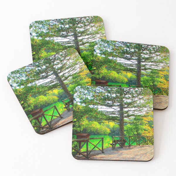 Item preview, View at Lago di Boccafornace in Pievebovigliana, Valfornace (Macerata) with rightward path designed and sold by Kristina Drozd.