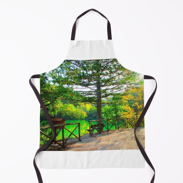 Item preview, View at Lago di Boccafornace in Pievebovigliana, Valfornace (Macerata) with rightward path designed and sold by Kristina Drozd.