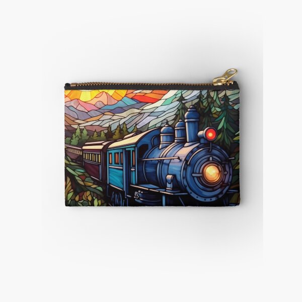 Item preview, Train and sun art painting gift for him wall art decor, gift for her designed and sold by Rockwpapart.