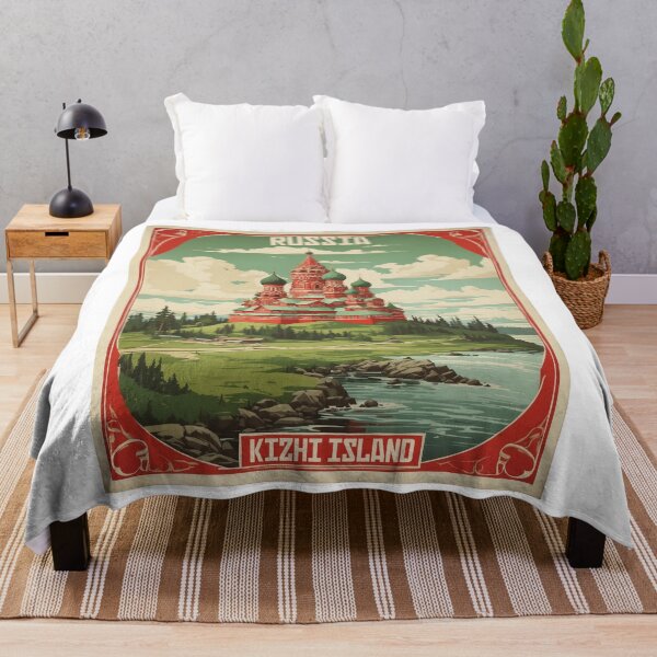 Item preview, Kizhi Island Russia Vintage Poster Tourism designed and sold by TravelersGems.