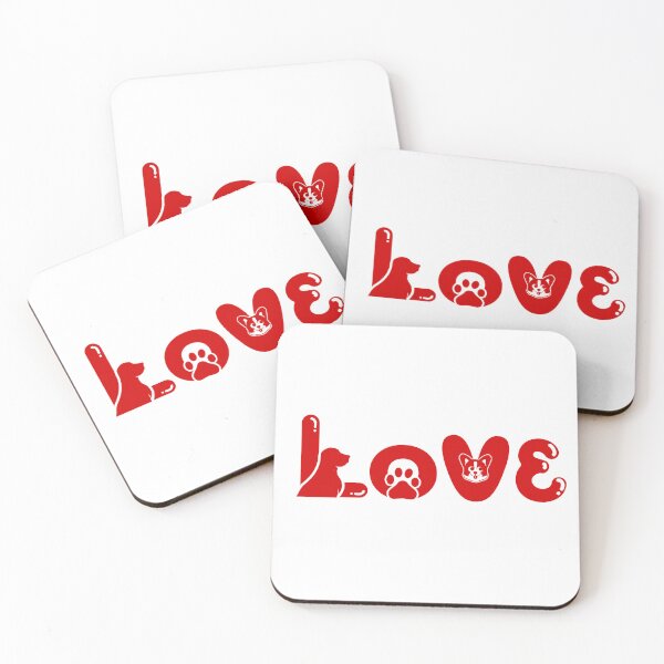 Item preview, Love by cute dog designed and sold by Kadechutinan.