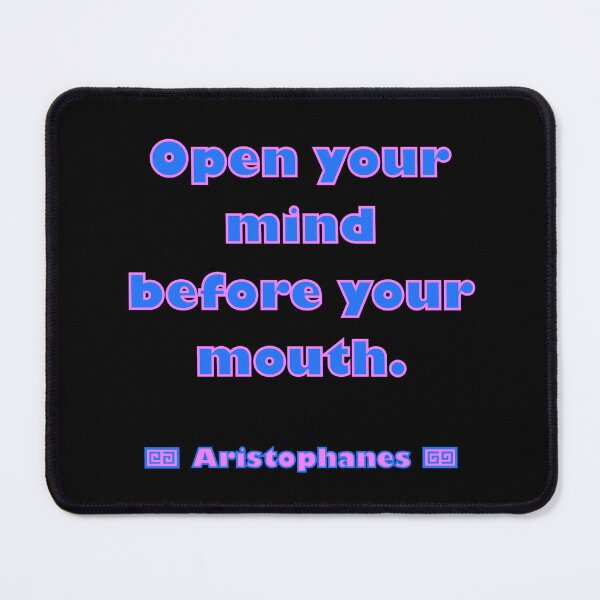 Item preview, Open Your Mind Before Your Mouth designed and sold by Ray6Designs.