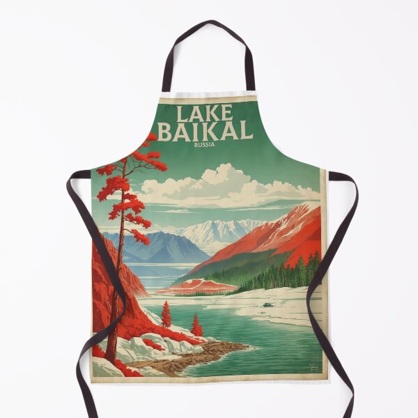 Item preview, Lake Baikal Russia Vintage Poster Tourism designed and sold by TravelersGems.