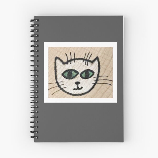 Item preview, White Cat On Wood designed and sold by ErinBrieArt.