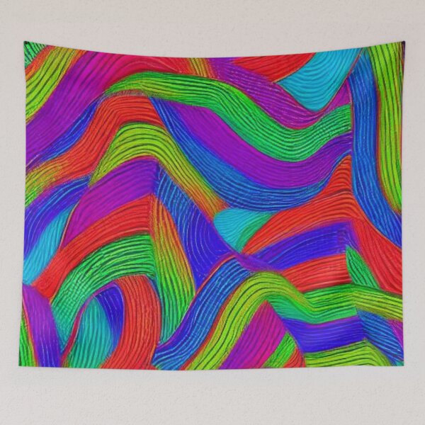 Item preview, Abstract Colorful Neon Pattern designed and sold by calibrit.