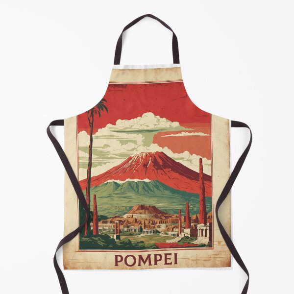 Item preview, Pompei Italy Vintage Poster Tourism designed and sold by TravelersGems.