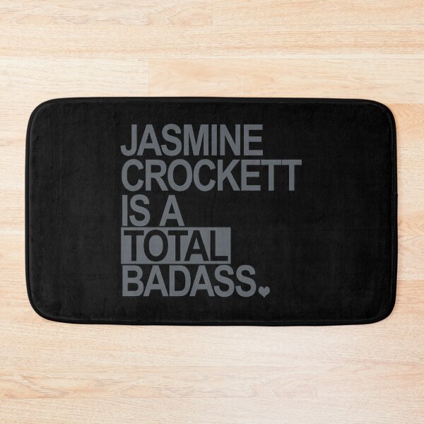 Item preview, Jasmine Crockett is a total badass - Box - Heart - subtle Gray designed and sold by Thelittlelord.