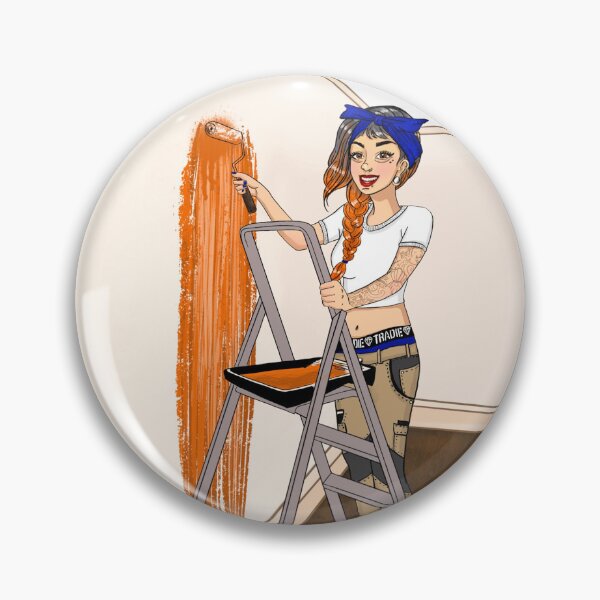 Item preview, Paint lady just rolling away designed and sold by Tradechicks.