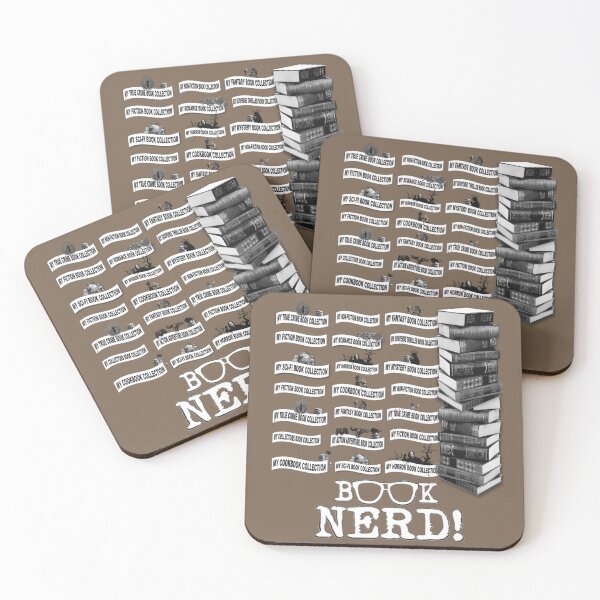 Item preview, Book Nerd designed and sold by KC Morcom.