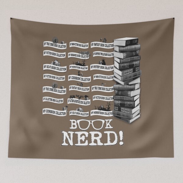 Item preview, Book Nerd designed and sold by KC Morcom.