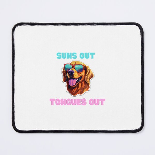Item preview, Suns Out Tongues Out Golden Retriever designed and sold by KazzasKorner.