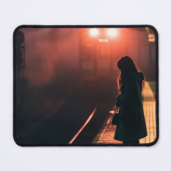 Item preview, Waiting for a Train in Japan designed and sold by branmandesigns.