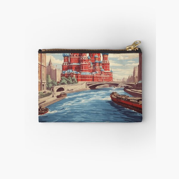 Item preview, River Moskva Russia Vintage Poster Tourism 3  designed and sold by TravelersGems.