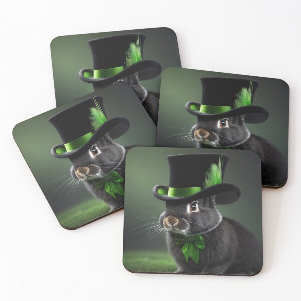 Item preview, A rabbit in a black top hat designed and sold by KilianSzmid.