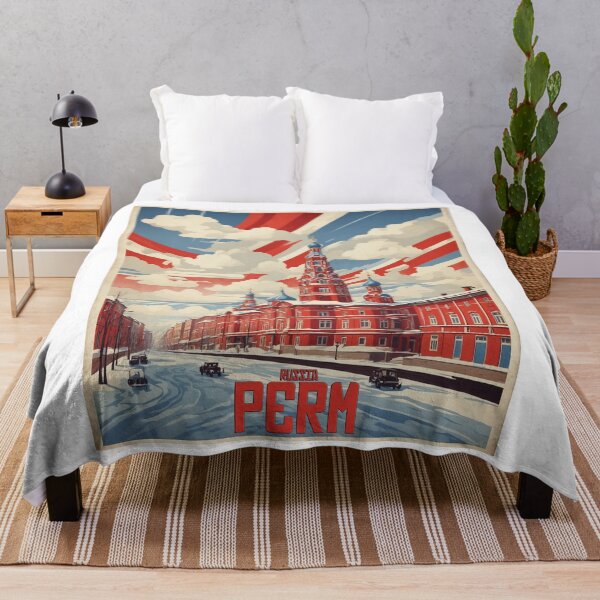 Item preview, Perm Russia Vintage Poster Tourism  designed and sold by TravelersGems.
