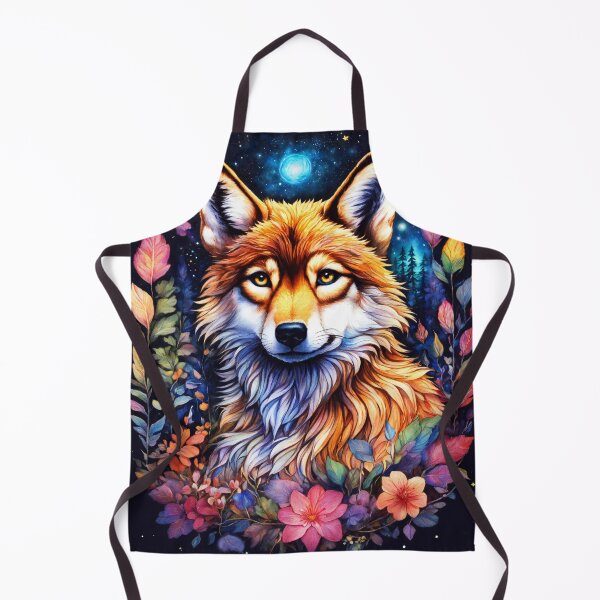 Item preview, Brown Floral Wolf designed and sold by alw951.