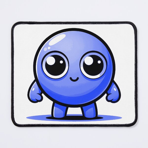 Item preview, CUTE BLUE PEA (ERVILHA AZUL FOFA) designed and sold by GMICHAELSF.