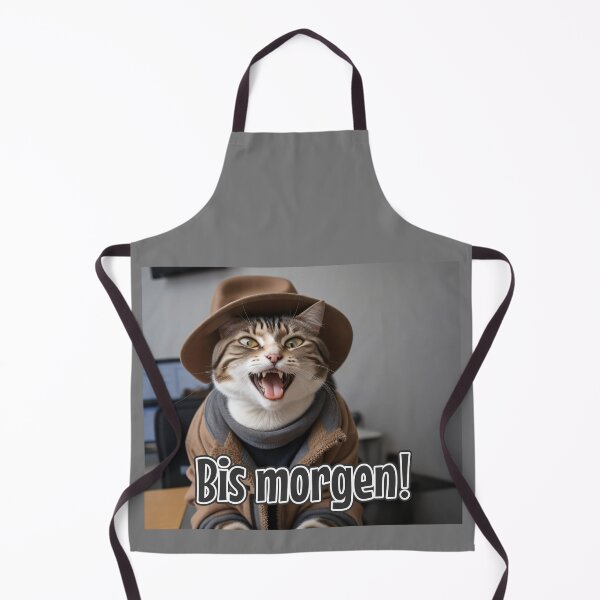 Item preview, KI-generierte Katze 02 "Bis morgen" designed and sold by Cliff-Qi.