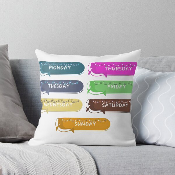Item preview, Days of the week  designed and sold by aquatickawaii.