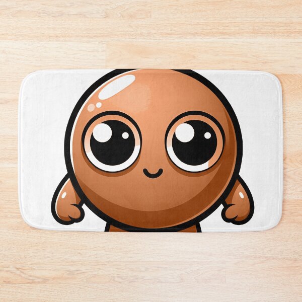 Item preview, CUTE BROWN PEA (ERVILHA MARROM FOFA) designed and sold by GMICHAELSF.