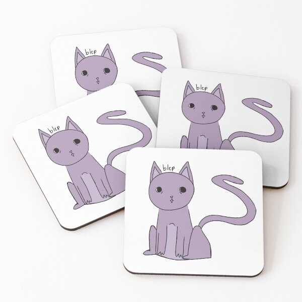 Item preview, Weird purple cat designed and sold by RadOpossum.