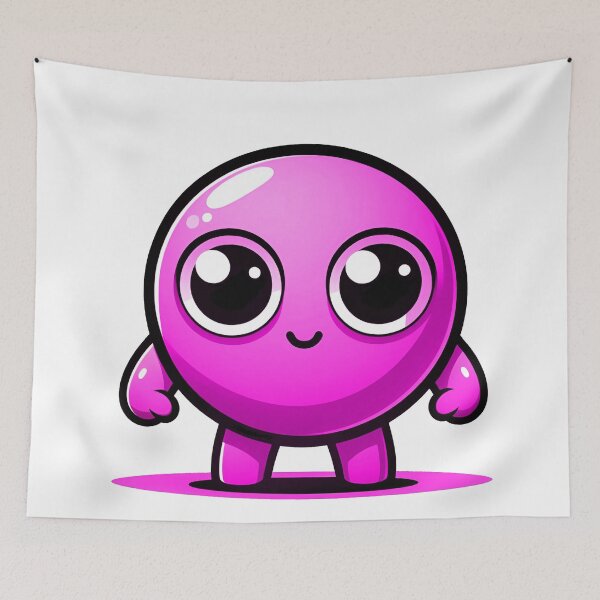Item preview, CUTE PINK PEA (ERVILHA ROSA FOFA) designed and sold by GMICHAELSF.
