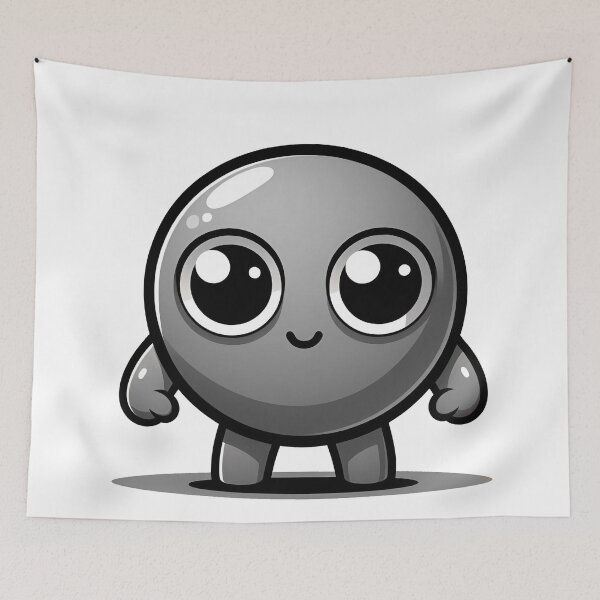 Item preview, CUTE GRAY PEA (ERVILHA CINZA FOFA) designed and sold by GMICHAELSF.