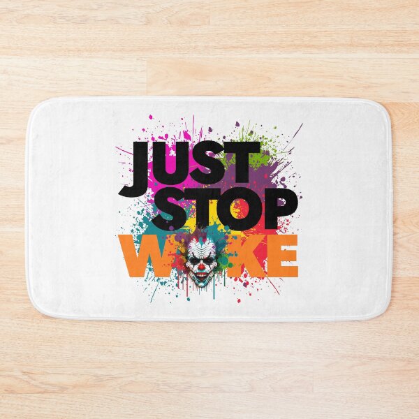 Item preview, Just Stop Woke Clown World (Black/Orange) designed and sold by InnocDesigns.