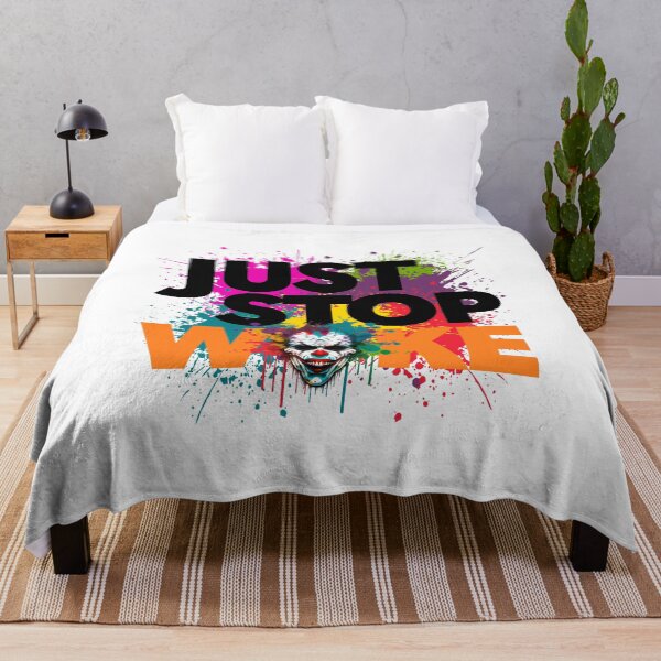 Item preview, Just Stop Woke Clown World (Black/Orange) designed and sold by InnocDesigns.
