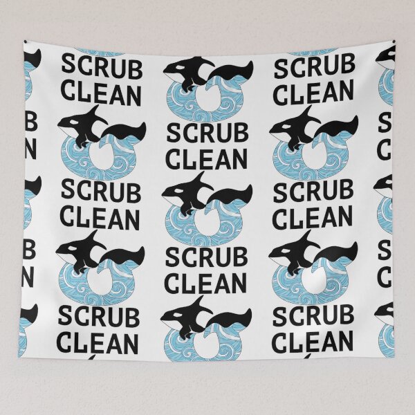 Item preview, Clean and Scrub of the C and S Union Killer Whale Tank designed and sold by MeyerExistence.