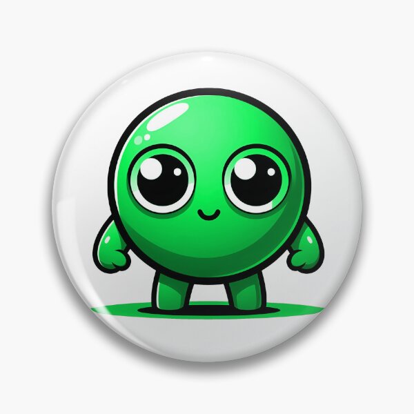 Item preview, CUTE GREEN PEA (ERVILHA VERDE FOFA) designed and sold by GMICHAELSF.
