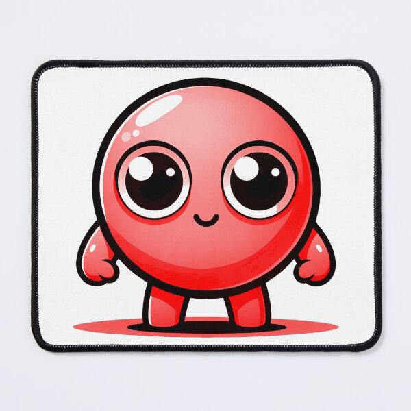 Item preview, CUTE RED PEA (ERVILHA VERMELHA FOFA) designed and sold by GMICHAELSF.