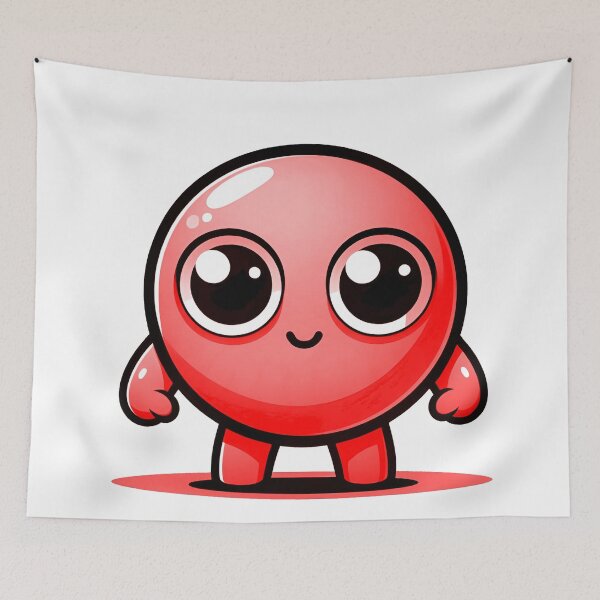 Item preview, CUTE RED PEA (ERVILHA VERMELHA FOFA) designed and sold by GMICHAELSF.
