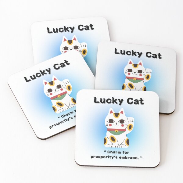 Item preview, ” Lucky Cat " Tee , This T-shirt brings rosperity! designed and sold by Wabi-SabiStudio.