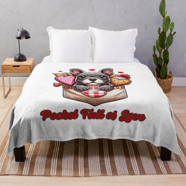 Item preview, Frenchie in a Pocket: Heart Treats designed and sold by creativechaster.