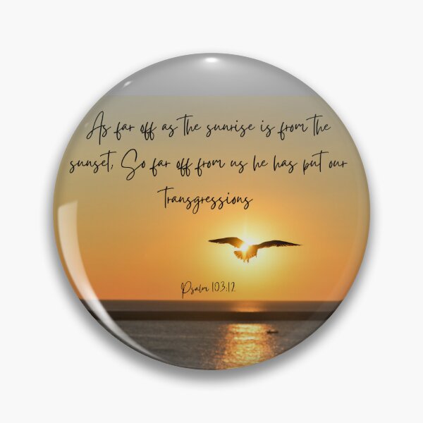 Item preview, Forgiveness Encouragement Ps 103:12 designed and sold by CassLinDesigns.