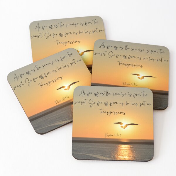 Item preview, Forgiveness Encouragement Ps 103:12 designed and sold by CassLinDesigns.