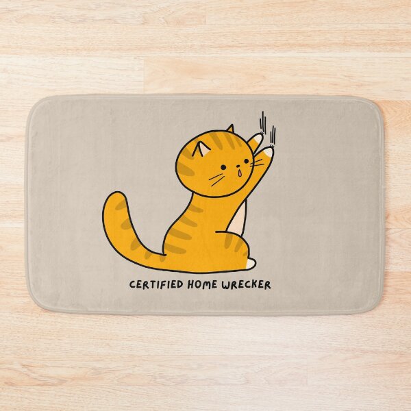 Item preview, Certified Home Wrecker Cat Design designed and sold by CapybaraDesignz.