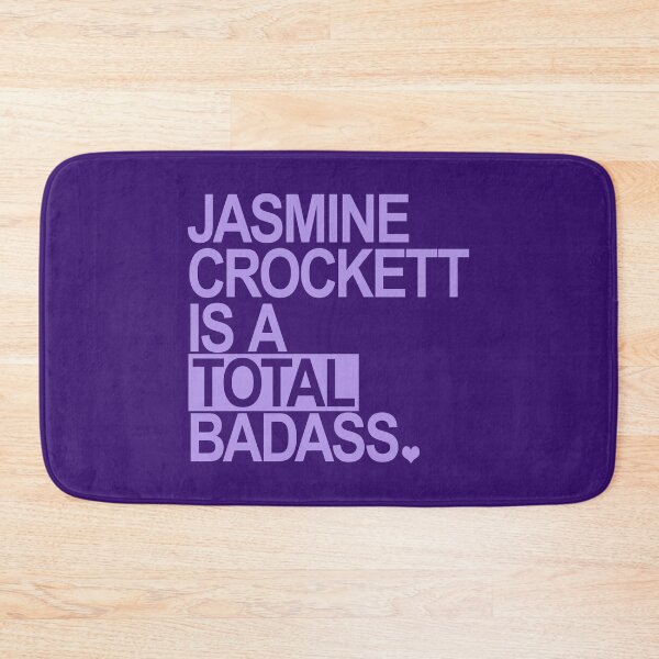 Item preview, Jasmine Crockett is a total badass - Box - Heart - Lavender designed and sold by Thelittlelord.