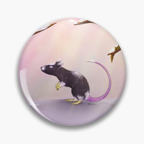 Item preview, Nonbinraty (Nonbinary Rat with Background)  designed and sold by Transcendragons.