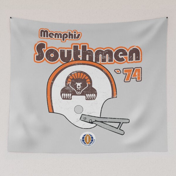 Item preview, Distressed Memphis Southmen Helmet designed and sold by TeeArcade84.