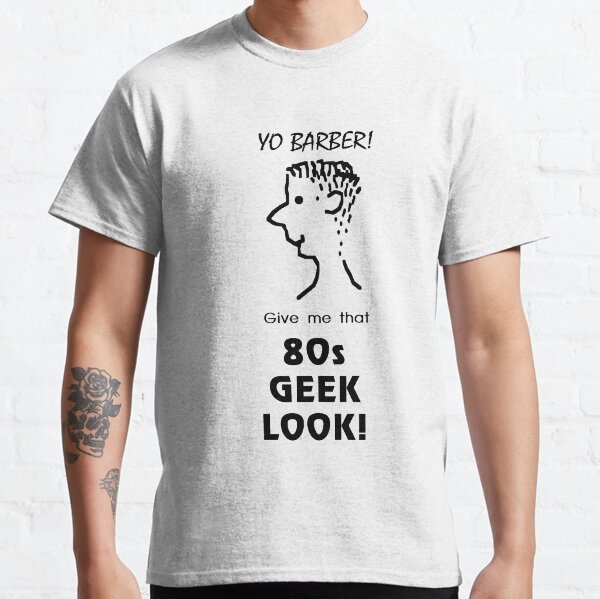 Item preview, Yo barber! Give me that 80s geek look! designed and sold by GwoodDesign.