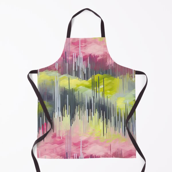 Item preview, Spring Glitch Art 04 - Green Mountains designed and sold by JoanNinjaHen.