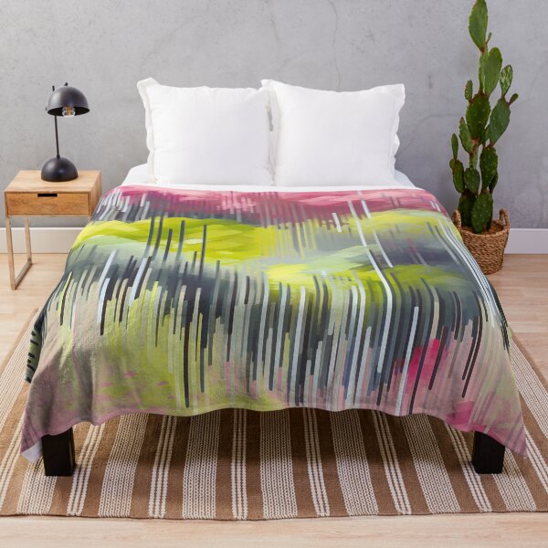 Item preview, Spring Glitch Art 04 - Green Mountains designed and sold by JoanNinjaHen.