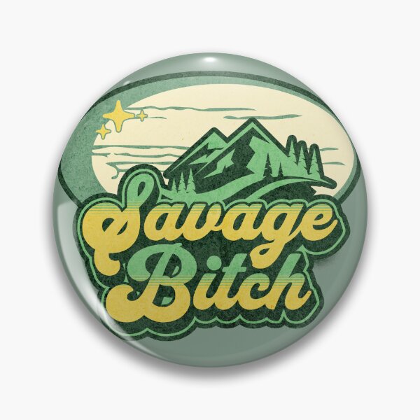 Item preview, Savage Bitch Retro Nature by Sunshine Firecracker designed and sold by SunFirecracker.